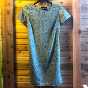 NWOT Paisley Sheath Dress